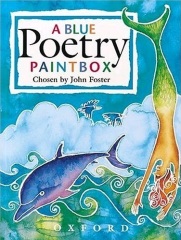 A Blue Poetry Paintbox book cover featured on Carte Blanche by Amelia Curzon